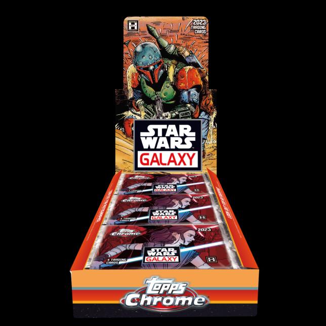 The Star Wars Saga [Atomic Refractor] #40 Star Wars 2023 Topps Chrome Galaxy