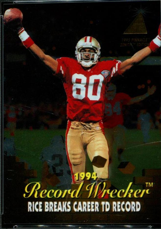 Jerry Rice [1994 Record Wrecker] #Z98 Football Cards 1995 Zenith