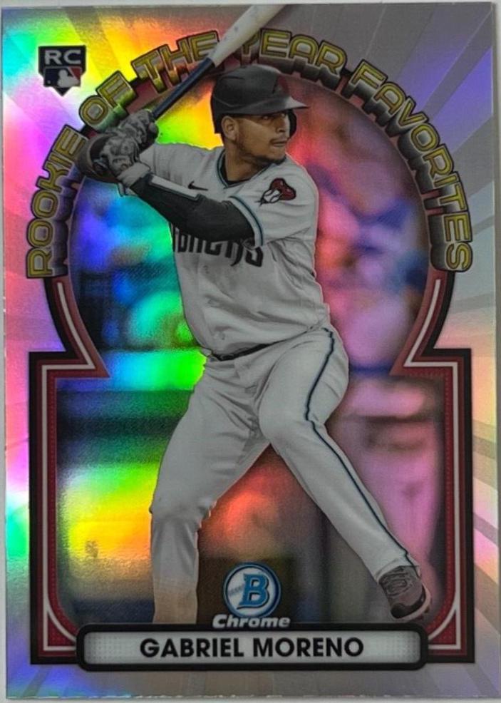 Gabriel Moreno Royf Prices Rookie Bowman Chrome Rookie Of