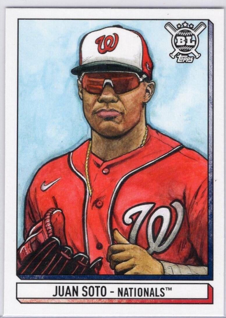 Juan Soto #ATG-JS Baseball Cards 2021 Topps Big League Art of the Game