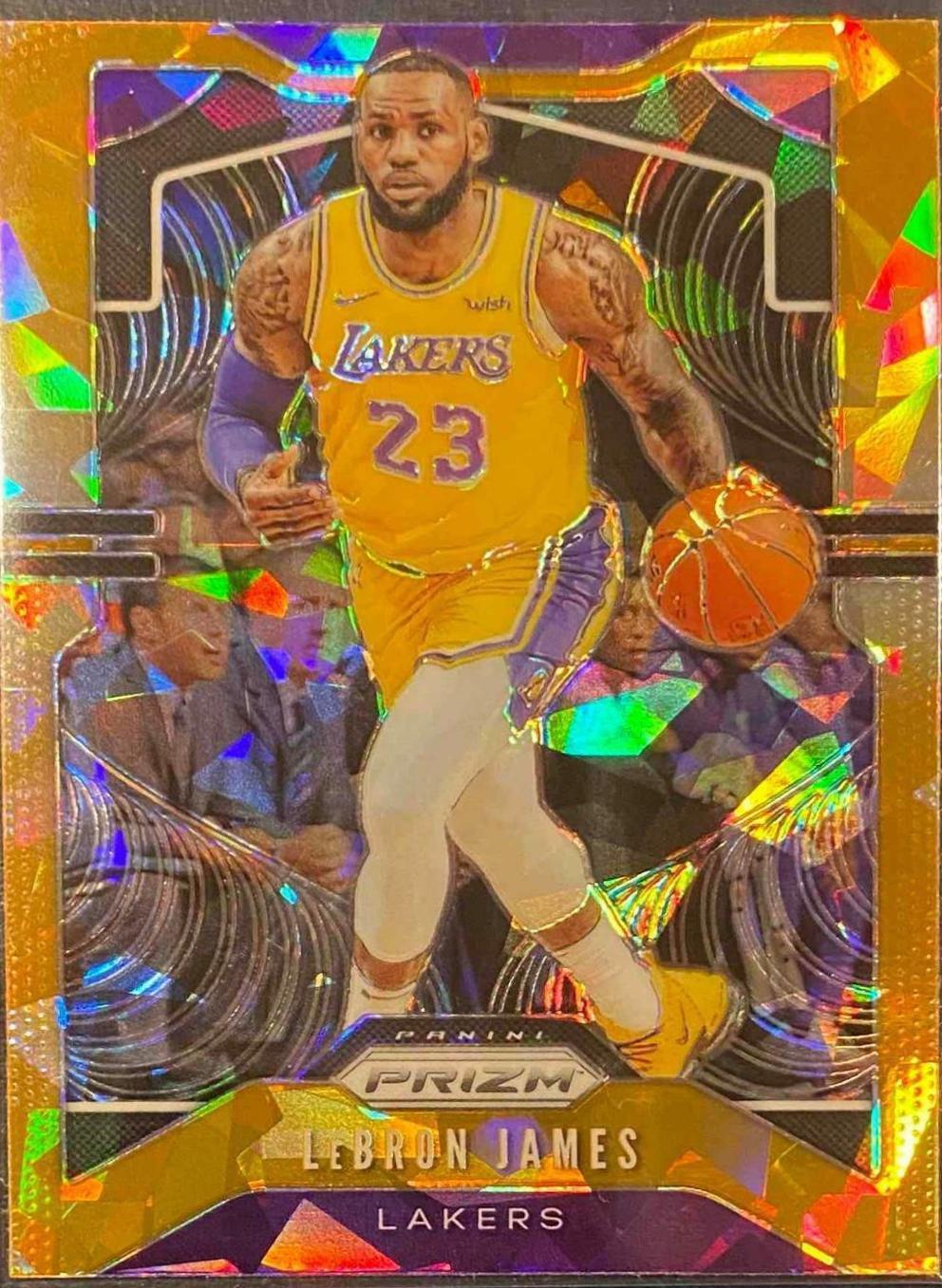 LeBron James [Orange Ice] #129 Prices | 2019 Panini Prizm | Basketball Cards