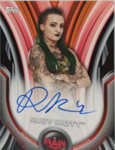 Ruby Riott [Black] #A-RB Wrestling Cards 2020 Topps WWE Women's Division Autographs