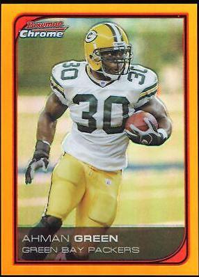 Ahman Green [Orange Refractor] #135 Football Cards 2006 Bowman Chrome