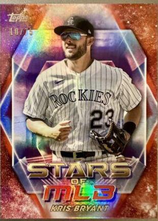 Kris Bryant [Red] #SMLB-58 Baseball Cards 2023 Topps Stars of MLB