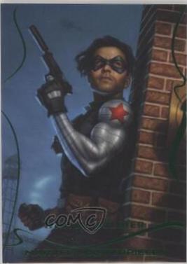 Winter Soldier [Green Foil] #52 Marvel 2022 Masterpieces