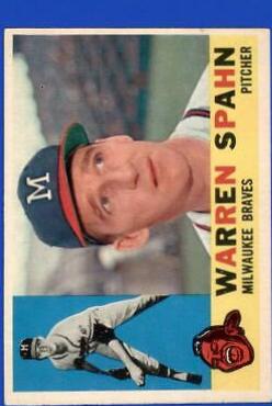 1960 newest Topps WARREN SPAHN Braves #445 SGC 6.5 EX/NM+