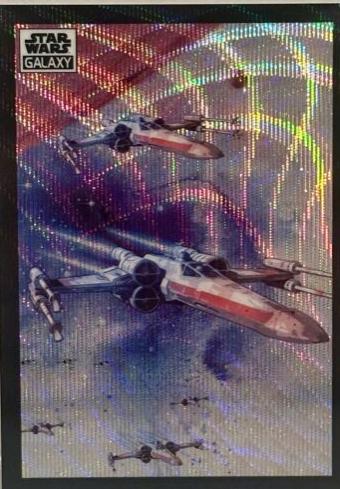 X-wing Starfighters [Wave Refractor] #12 Star Wars 2022 Topps Galaxy Chrome