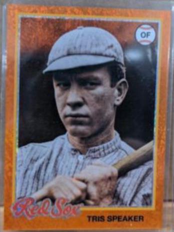 Tris Speaker [Orange Hot Foil] #125 Baseball Cards 2022 Topps Archives