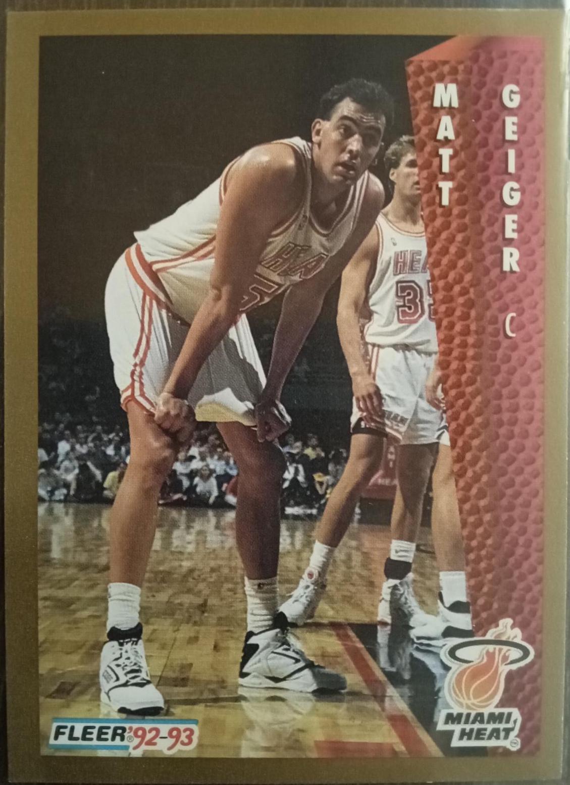 Matt Geiger #367 Prices [Rookie] | 1992 Fleer | Basketball Cards