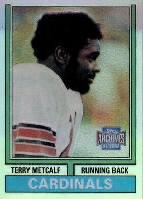 Terry Metcalf #76 Football Cards 2001 Topps Archives Reserve