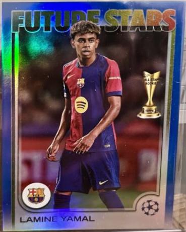 Lamine Yamal [Blue Foilboard] #27 Prices | 2024 Topps UEFA | Soccer Cards