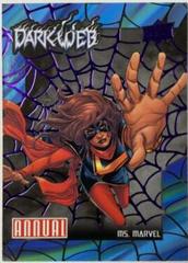 Ms. Marvel [Purple] #DW-16 Marvel 2023 Upper Deck Annual Dark Web Prices