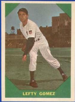 Lefty Gomez #54 Baseball Cards 1960 Fleer