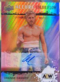 Orange Cassidy [Full Rainbow Autograph] #R-5 Wrestling Cards 2022 Upper Deck Allure AEW Color Flow