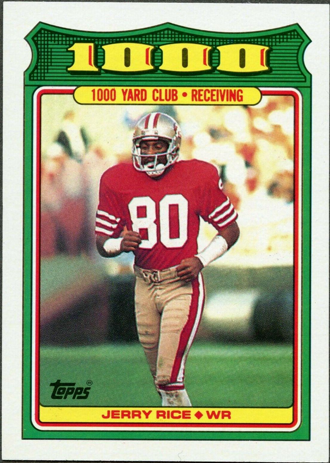 Pro Line Jerry Rice Card Jerry Rice #4 Prices | 1988 Topps 1000 Yard Club | Football Cards