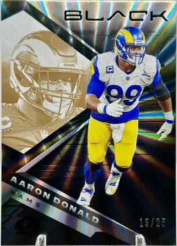 Aaron Donald [Copper] #3 Football Cards 2022 Panini Black