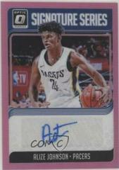 Alize Johnson [Pink] #AJN Basketball Cards 2018 Panini Donruss Optic Signature Series Prices