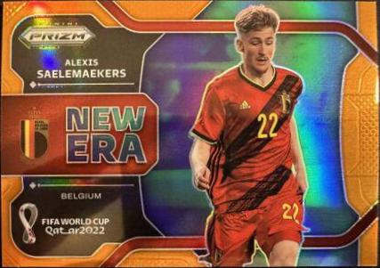 Alexis Saelemaekers [Orange] #9 Soccer Cards 2022 Panini Prizm World Cup New Era