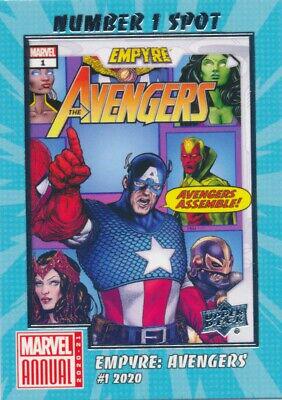 Empyre: Avengers (2020) #1 #N1S-22 Marvel 2020 Upper Deck Annual Number 1 Spot