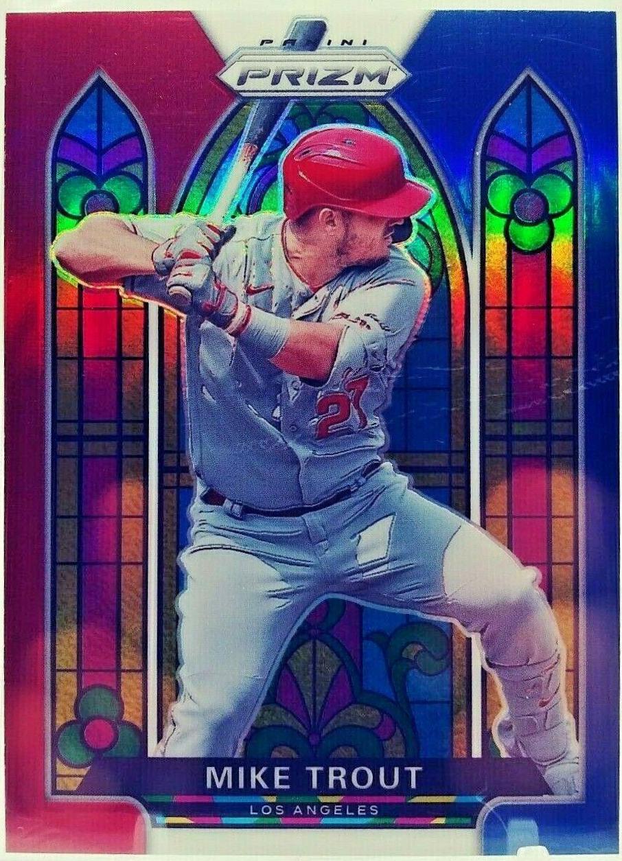 Mike Trout Stained Glass online Prizm SSP