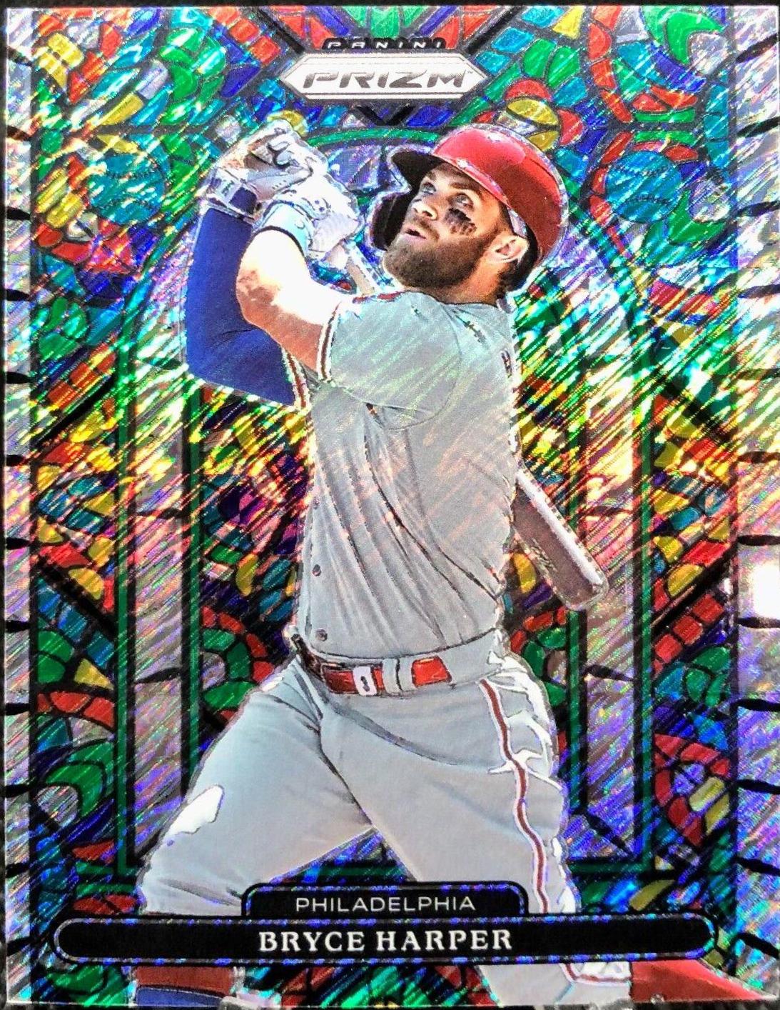 Bryce Harper [Shimmer Prizm] #SG-4 Prices | 2022 Panini Prizm Stained ...
