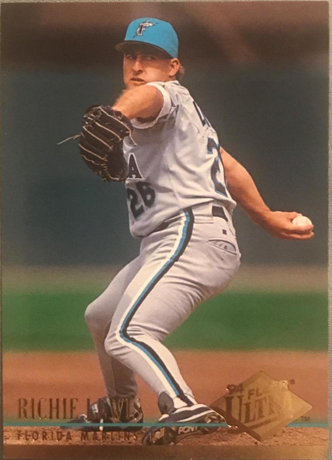 Richie Lewis #196 Baseball Cards 1994 Ultra