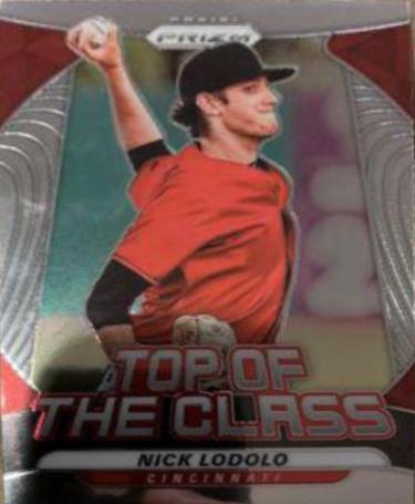 Nick Lodolo #TOC-7 Baseball Cards 2020 Panini Prizm Top of the Class