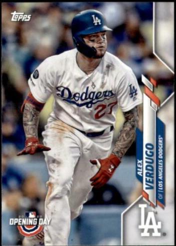 Alex Verdugo #14 Baseball Cards 2020 Topps Opening Day