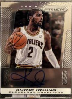 KYRIE IRVING 2013-14 PANINI hot SIGNATURES FILM BLUE /15 BGS 9