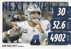 Dak Prescott #NLS-DP Football Cards 2020 Panini Score Next Level Stats Prices