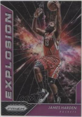 James Harden [Purple Prizm] #4 Basketball Cards 2016 Panini Prizm Explosion