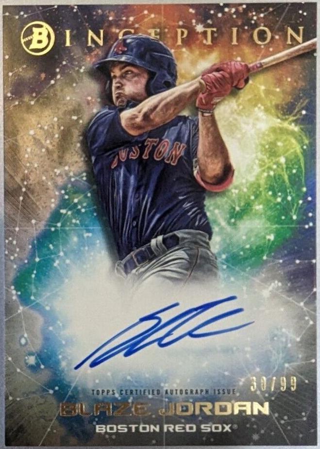 Blaze Jordan #PA-BJ Baseball Cards 2022 Bowman Inception Prospect Autographs