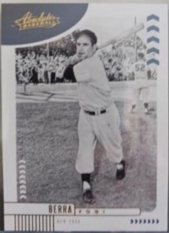 Yogi Berra #4 Baseball Cards 2020 Panini Absolute