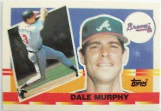 Dale Murphy #40 Baseball Cards 1990 Topps Big Baseball