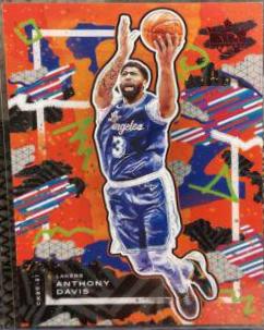 Anthony Davis [Ruby] #43 Basketball Cards 2020 Panini Court Kings