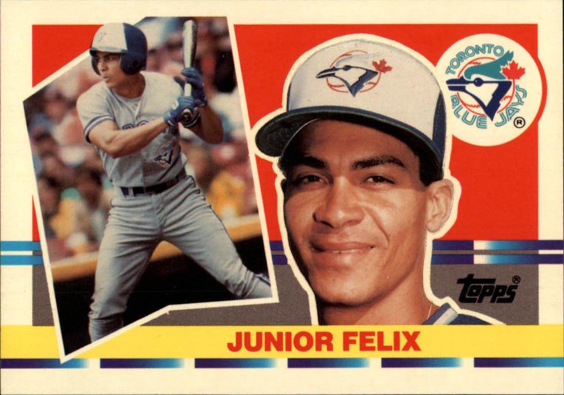 Junior Felix #210 Baseball Cards 1990 Topps Big Baseball