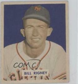 Bill Rigney #170 Baseball Cards 1949 Bowman