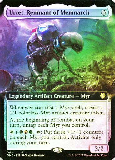 Urtet, Remnant Of Memnarch [Extended Art Foil] #42 Magic Phyrexia: All Will Be One Commander