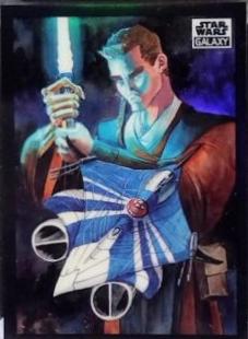 Anakin Skywalker [Refractor] #100 Star Wars 2022 Topps Galaxy Chrome