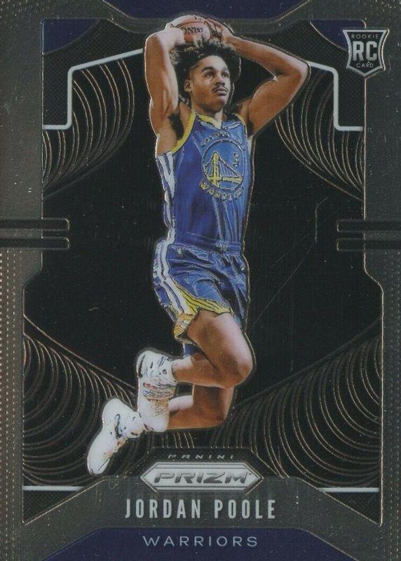 2019 Jordan Poole Panini Prizm Rookie Card PSA 2024 10