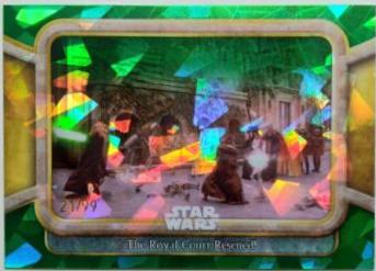 The Royal Court Rescued! [Green] #24 Star Wars 2024 Topps Chrome Sapphire