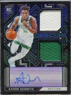 Aaron Nesmith [Jersey Autograph Purple] #229 Basketball Cards 2020 Panini Obsidian