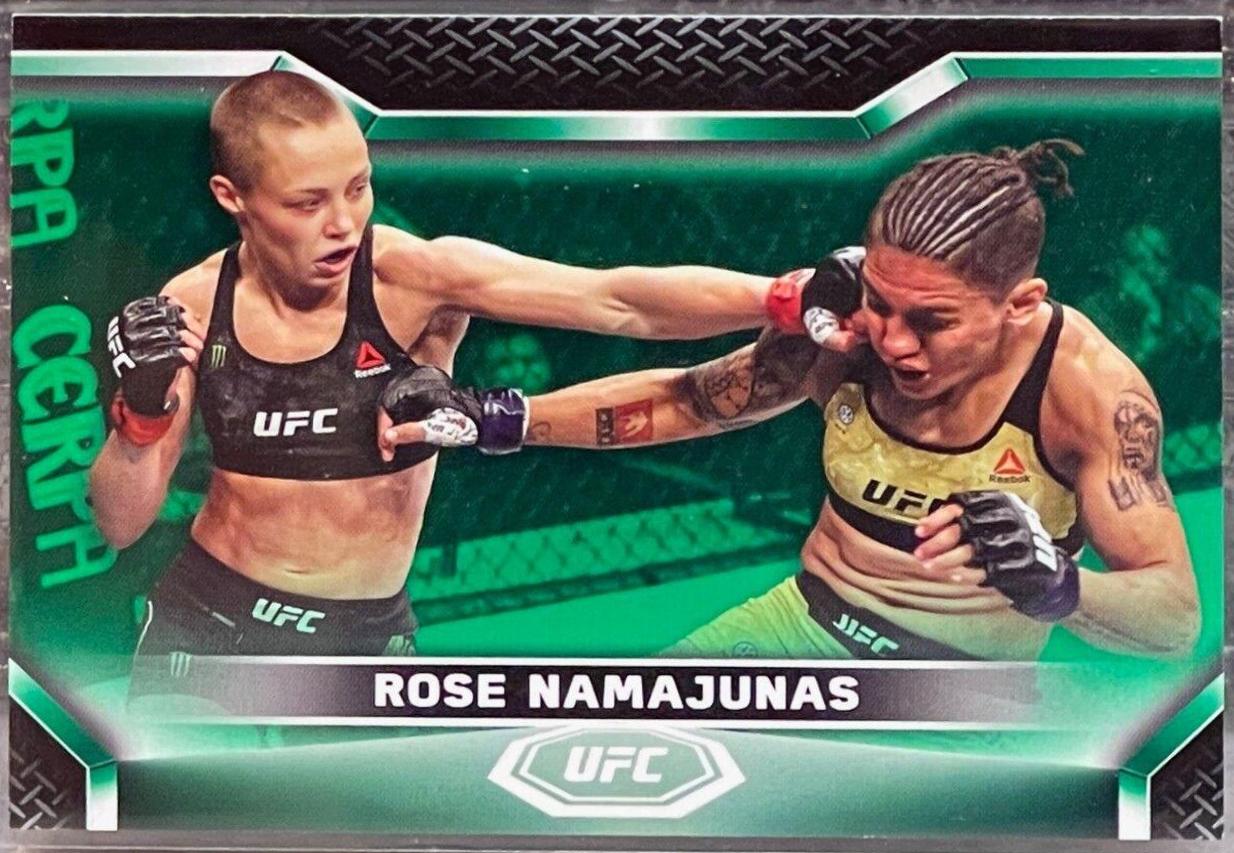 Rose Namajunas [Green] #1 Ufc Cards 2020 Topps UFC Knockout