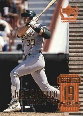 Jose Canseco #69 Baseball Cards 1999 Upper Deck Century Legends