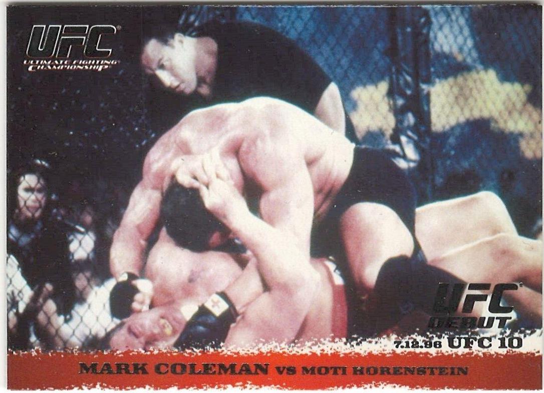 Mark Coleman, Moti Horenstein [Silver] #3 Ufc Cards 2009 Topps UFC Round 1