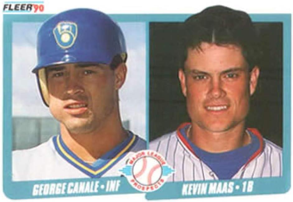 George Canale, Kevin Maas #641 Baseball Cards 1990 Fleer Canadian