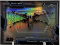 Poe Dameron's X-Wing Fighter #S-12 Star Wars 2024 Topps Chrome Starship Blueprint Prices