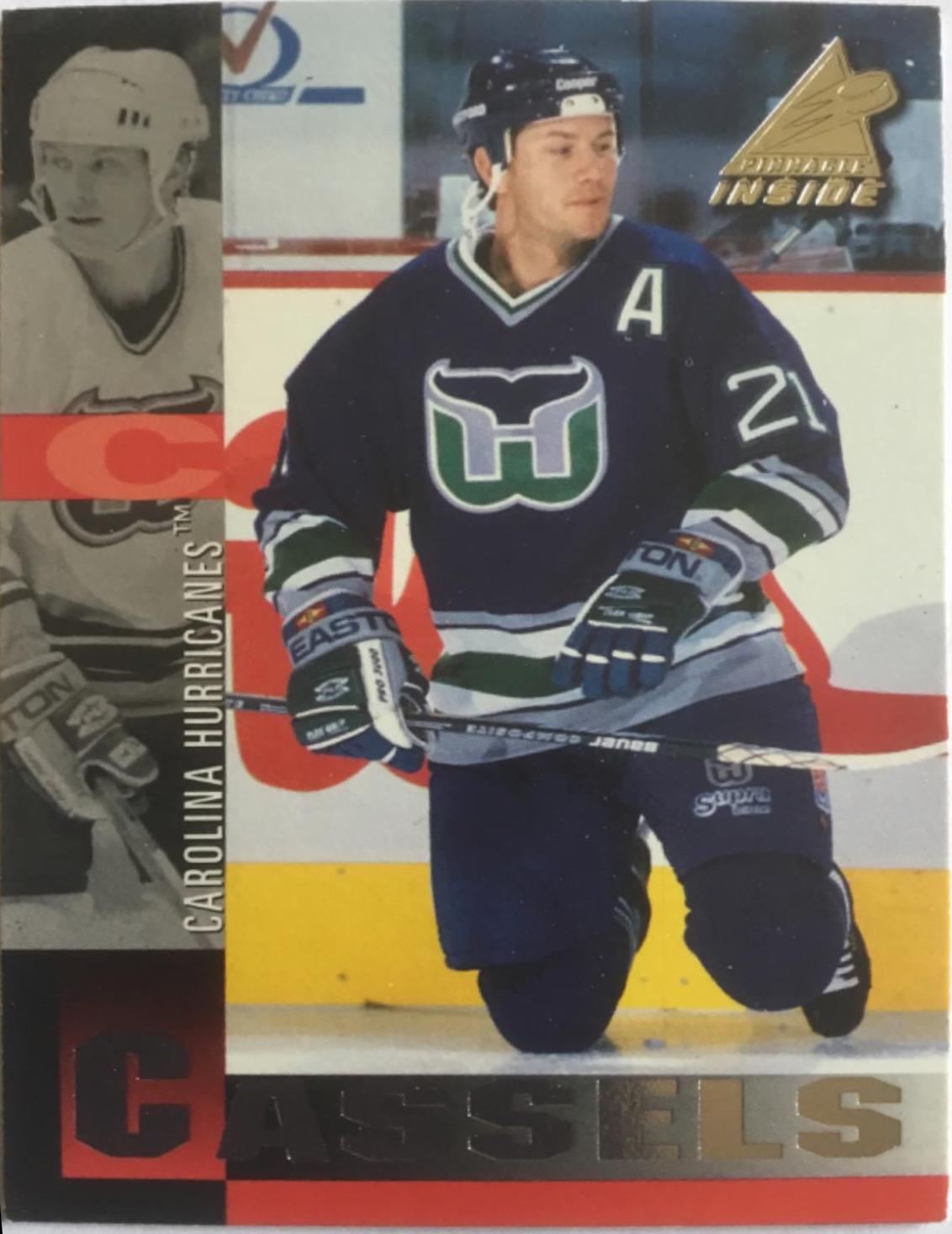 Andrew Cassels #106 Hockey Cards 1997 Pinnacle Inside