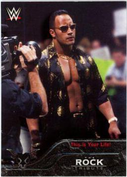 The Rock #11 Wrestling Cards 2016 Topps WWE The Rock Tribute