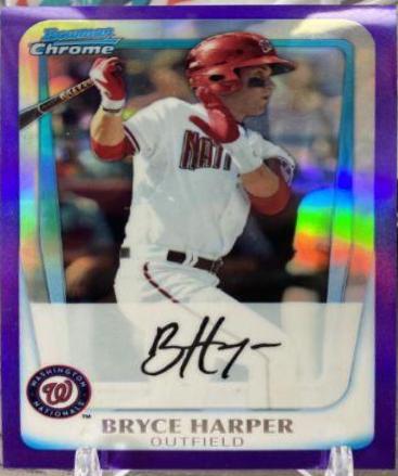 Bryce Harper [Refractor] #BCP1 Baseball Cards 2011 Bowman Chrome Prospects